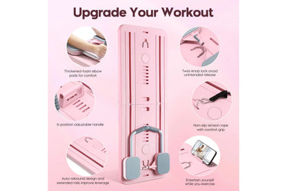 Paco Portable Pilates Reformer - Pink