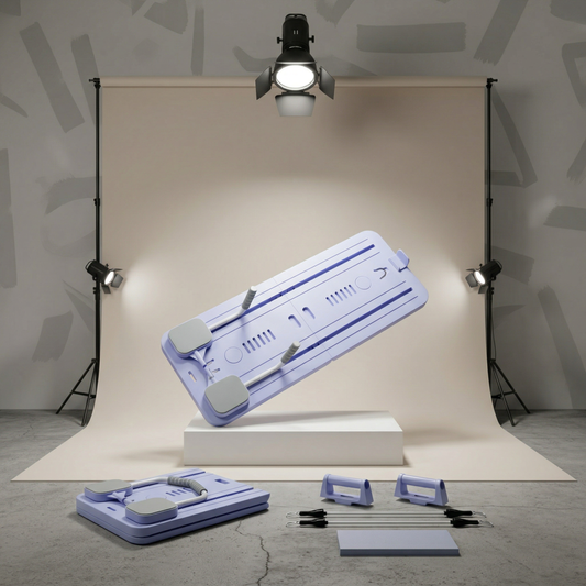 Paco Portable Pilates Reformer - Sky Blue
